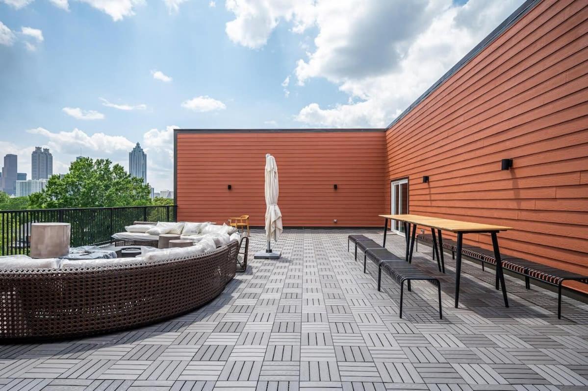 Downtown New Built Roof Top Balcony City View 525Pkwy AtlantaAtlanta  Kültér fotó